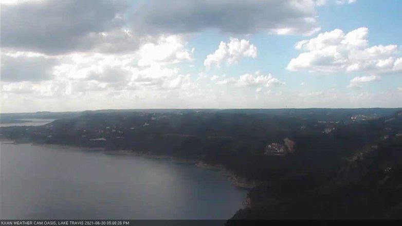 Lake Travis webcam, June 30, 2021 5:00 PM CT
