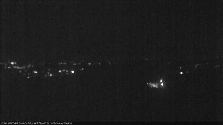 Lake Travis webcam, June 30, 2021 9:45 PM CT