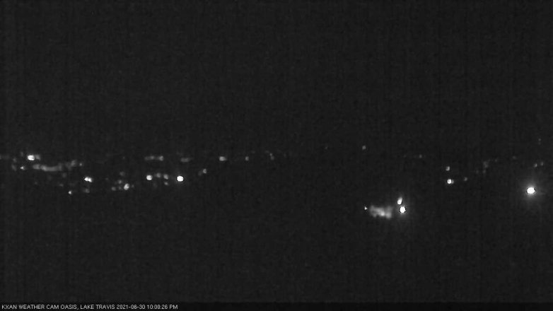 Lake Travis webcam, June 30, 2021 10:00 PM CT
