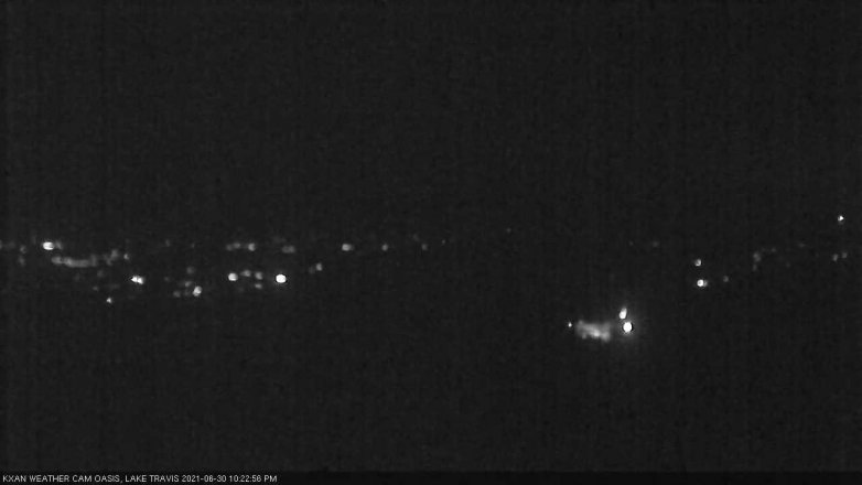 Lake Travis webcam, June 30, 2021 10:25 PM CT