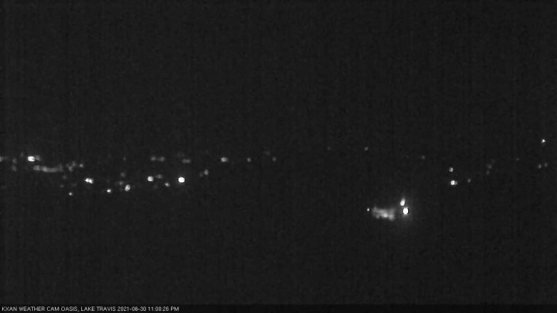 Lake Travis webcam, June 30, 2021 11:00 PM CT
