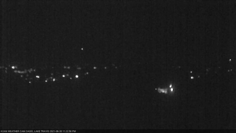 Lake Travis webcam, June 30, 2021 11:25 PM CT
