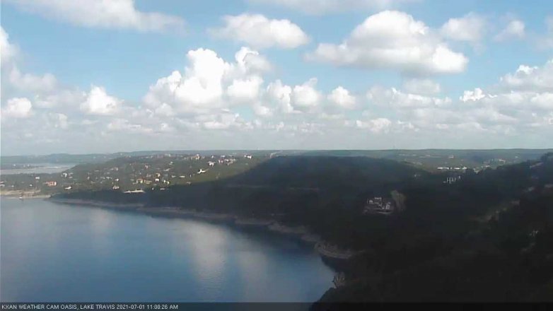 Lake Travis webcam, July 1, 2021 11:00 AM CT