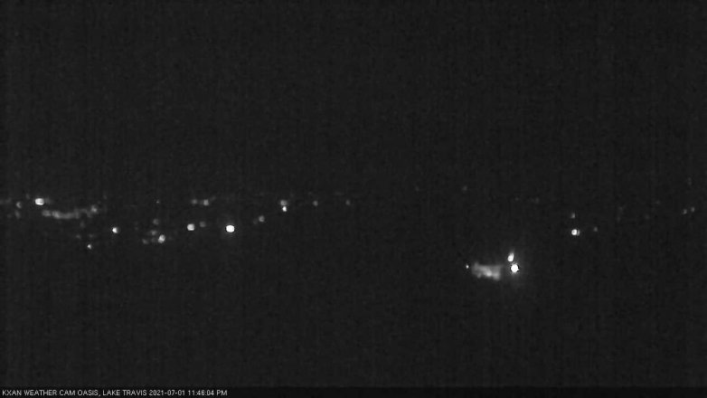 Lake Travis webcam, July 1, 2021 11:45 PM CT