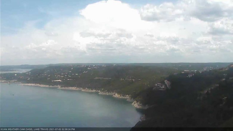 Lake Travis webcam, July 2, 2021 2:00 PM CT