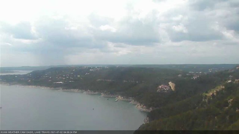 Lake Travis webcam, July 2, 2021 4:00 PM CT