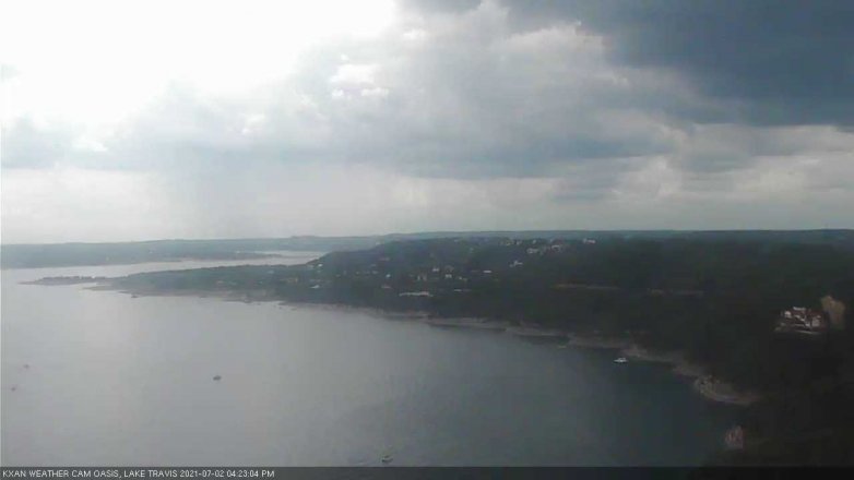 Lake Travis webcam, July 2, 2021 4:25 PM CT