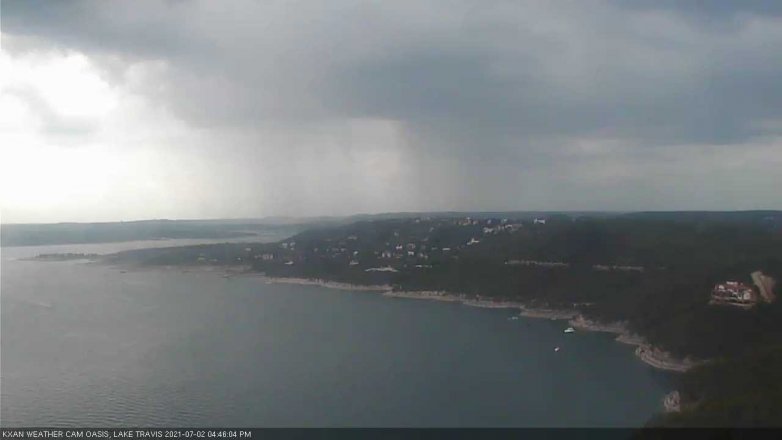 Lake Travis webcam, July 2, 2021 4:45 PM CT