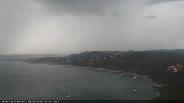 Lake Travis webcam, July 2, 2021 5:25 PM CT