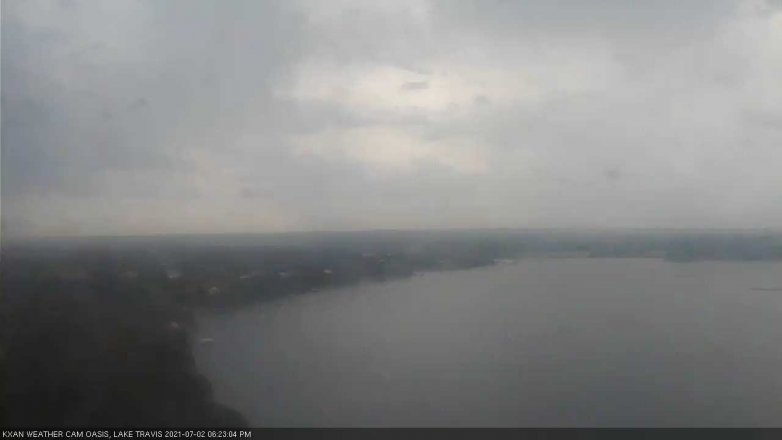 Lake Travis webcam, July 2, 2021 6:25 PM CT