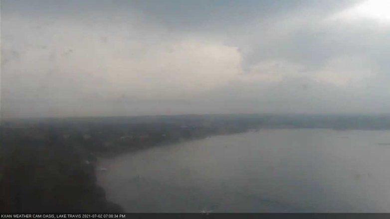 Lake Travis webcam, July 2, 2021 7:00 PM CT