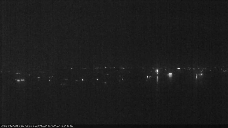 Lake Travis webcam, July 2, 2021 11:45 PM CT