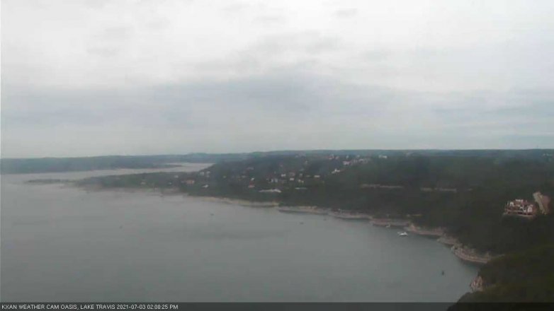Lake Travis webcam, July 3, 2021 2:00 PM CT