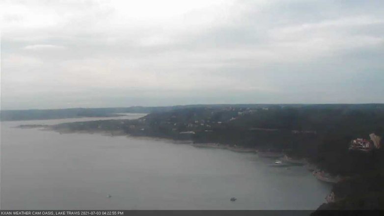 Lake Travis webcam, July 3, 2021 4:25 PM CT