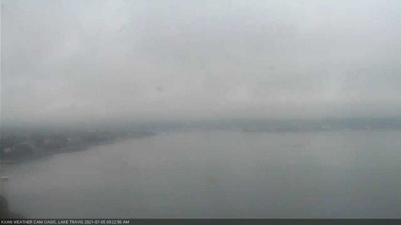 Lake Travis webcam, July 5, 2021 9:25 AM CT