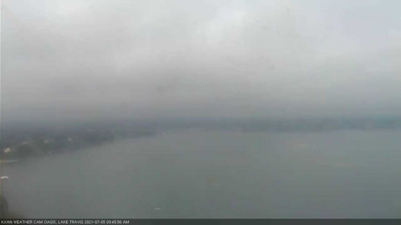 Lake Travis webcam, July 5, 2021 9:45 AM CT