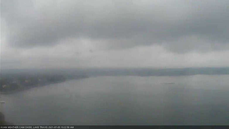 Lake Travis webcam, July 5, 2021 10:25 AM CT
