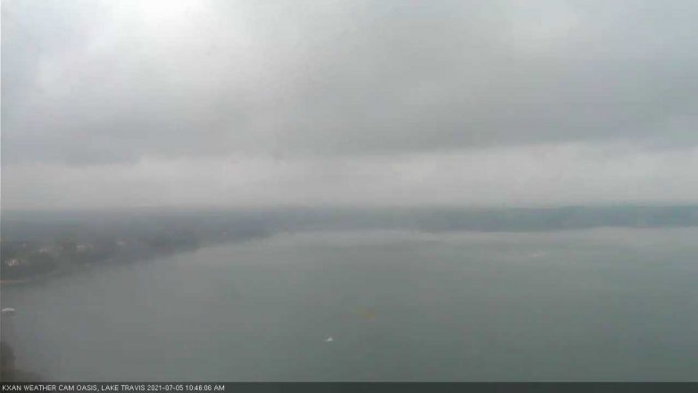 Lake Travis webcam, July 5, 2021 10:45 AM CT
