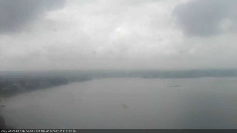 Lake Travis webcam, July 5, 2021 11:25 AM CT