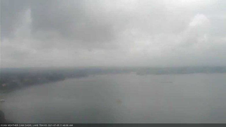 Lake Travis webcam, July 5, 2021 11:45 AM CT