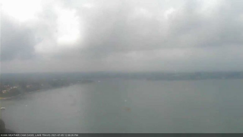 Lake Travis webcam, July 5, 2021 12:00 PM CT