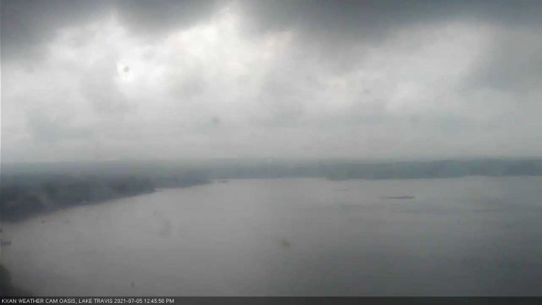 Lake Travis webcam, July 5, 2021 12:45 PM CT