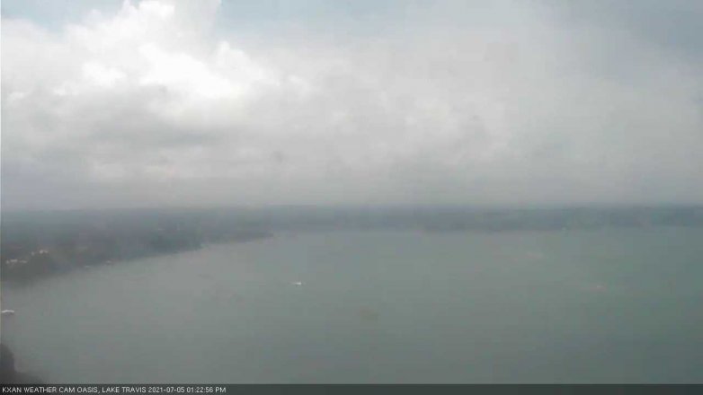 Lake Travis webcam, July 5, 2021 1:25 PM CT