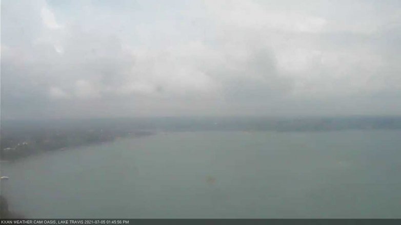Lake Travis webcam, July 5, 2021 1:45 PM CT