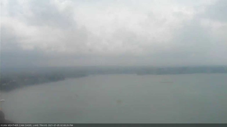 Lake Travis webcam, July 5, 2021 2:00 PM CT