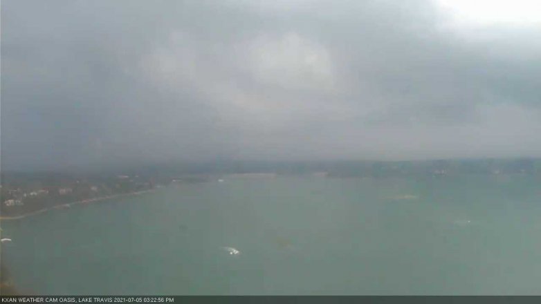Lake Travis webcam, July 5, 2021 3:25 PM CT