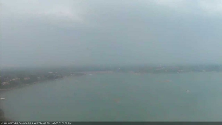 Lake Travis webcam, July 5, 2021 4:00 PM CT