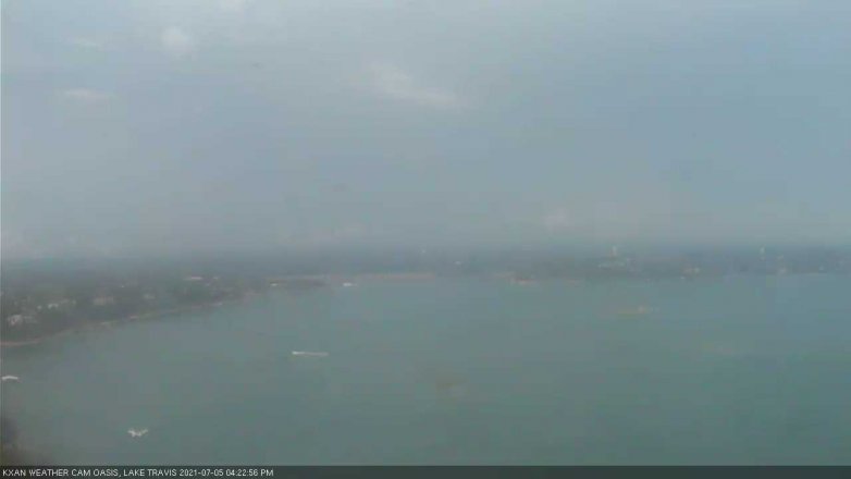 Lake Travis webcam, July 5, 2021 4:25 PM CT