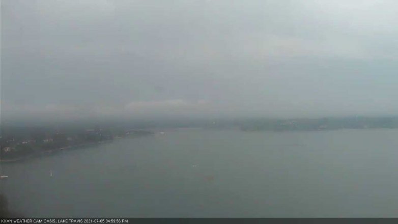 Lake Travis webcam, July 5, 2021 5:00 PM CT