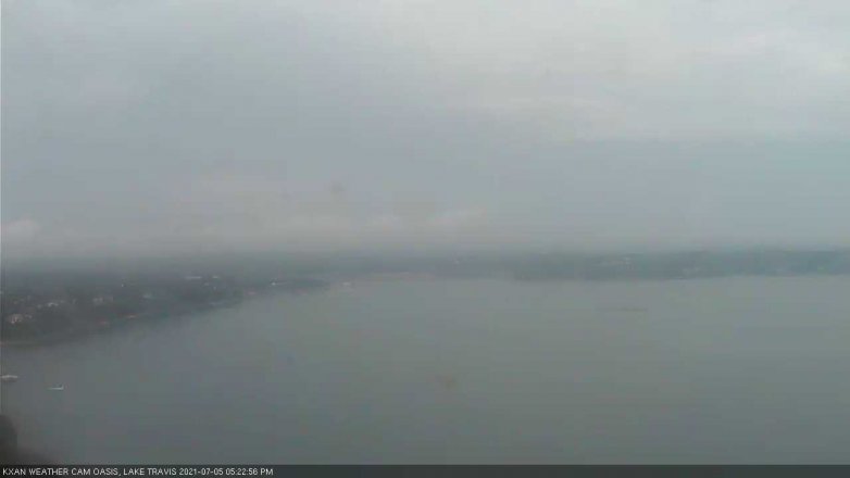 Lake Travis webcam, July 5, 2021 5:25 PM CT