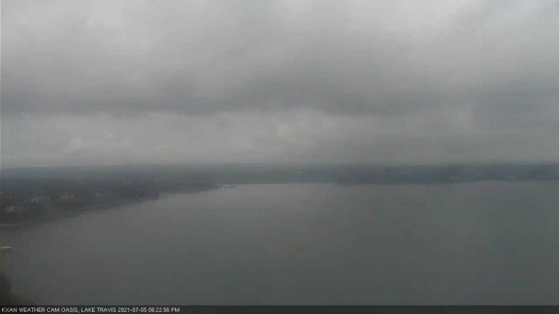 Lake Travis webcam, July 5, 2021 6:25 PM CT
