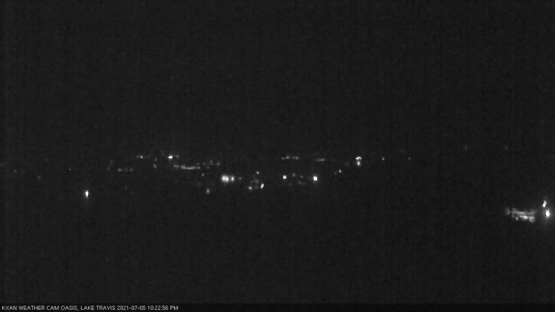 Lake Travis webcam, July 5, 2021 10:25 PM CT