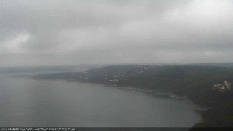 Lake Travis webcam, July 6, 2021 9:25 AM CT