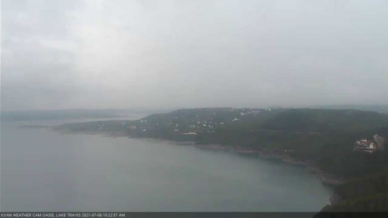 Lake Travis webcam, July 6, 2021 10:25 AM CT
