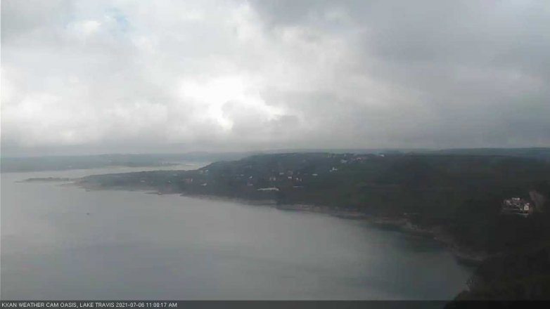 Lake Travis webcam, July 6, 2021 11:00 AM CT