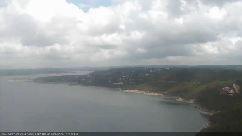 Lake Travis webcam, July 6, 2021 12:25 PM CT