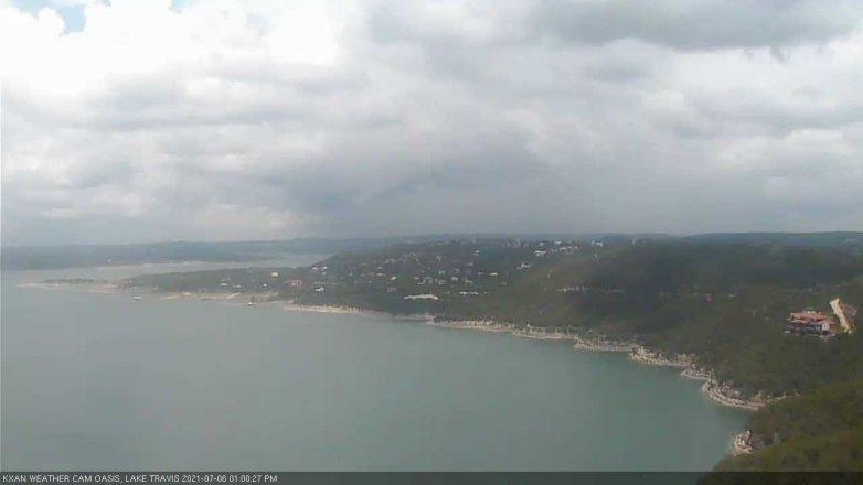 Lake Travis webcam, July 6, 2021 1:00 PM CT