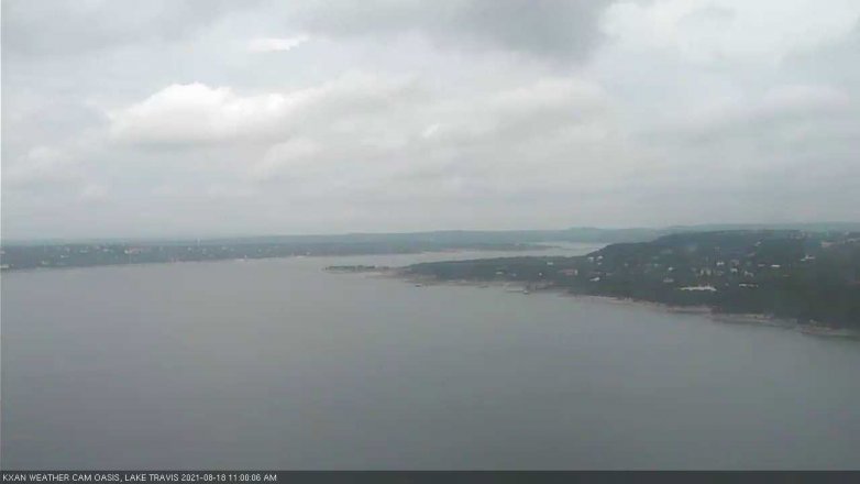 Lake Travis webcam, August 18, 2021 11:00 AM CT