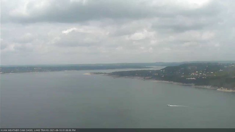 Lake Travis webcam, August 18, 2021 1:00 PM CT