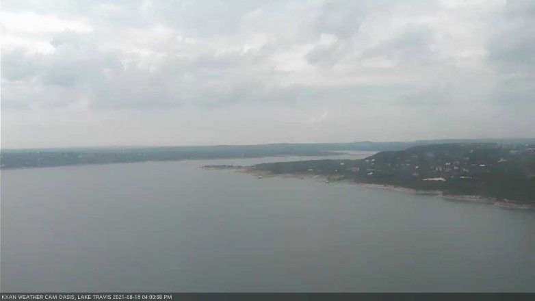 Lake Travis webcam, August 18, 2021 4:00 PM CT