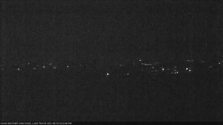 Lake Travis webcam, August 18, 2021 10:25 PM CT