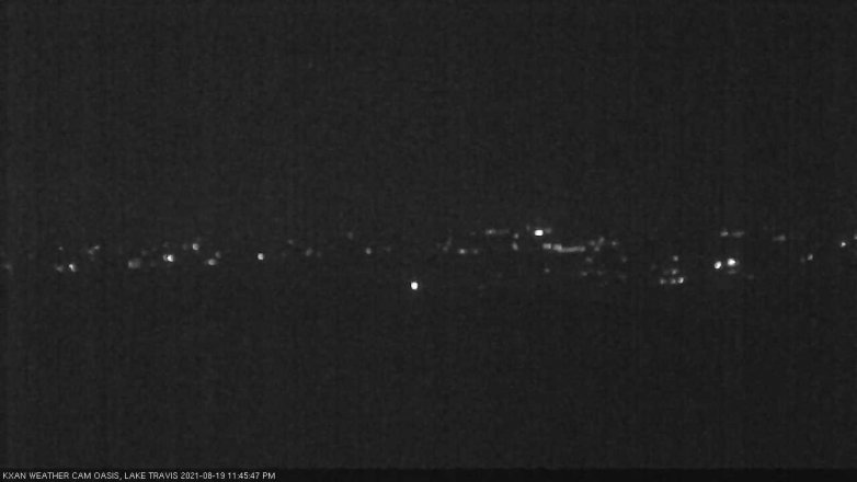 Lake Travis webcam, August 19, 2021 11:45 PM CT