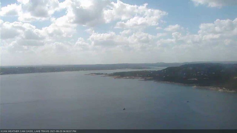 Lake Travis webcam, August 20, 2021 4:00 PM CT