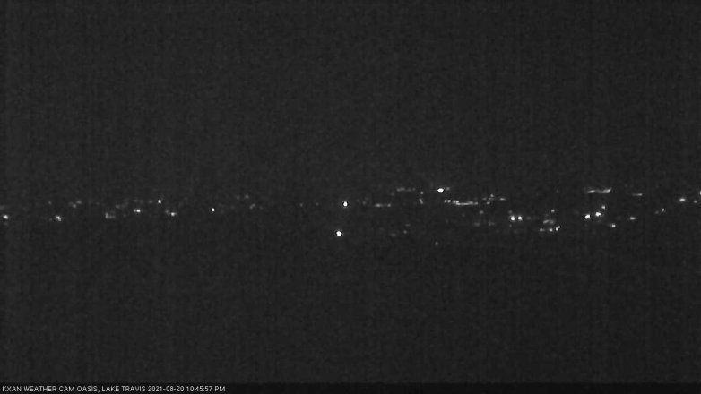 Lake Travis webcam, August 20, 2021 10:45 PM CT