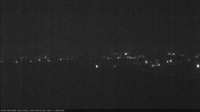 Lake Travis webcam, August 21, 2021 11:00 PM CT