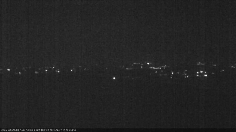 Lake Travis webcam, August 22, 2021 10:25 PM CT